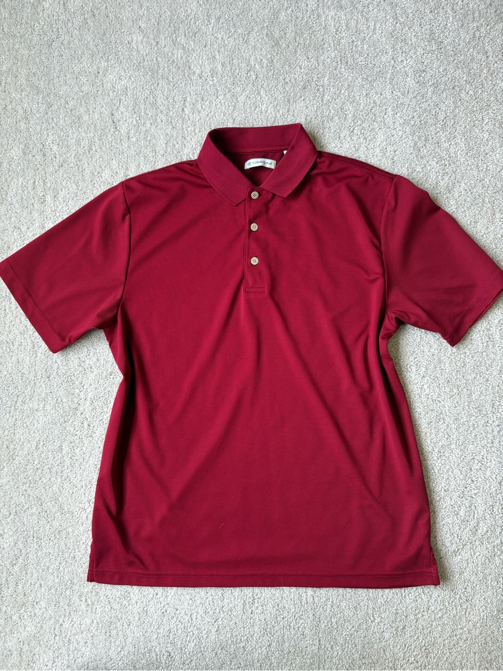 Cubavera Men's Red Polo Shirt